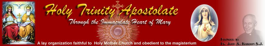Holy Trinity Apostolate.com--Through the Immaculate Heart of Mary